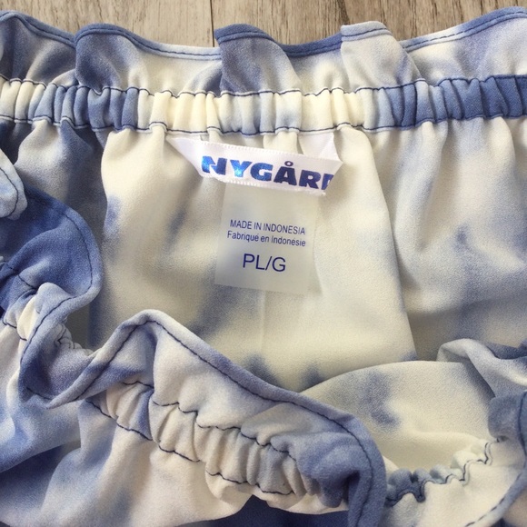 Nygard on/off shoulder top tie dye look large - Picture 5 of 7